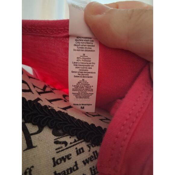 Next level Pink women's tank Size medium - Picture 4 of 4